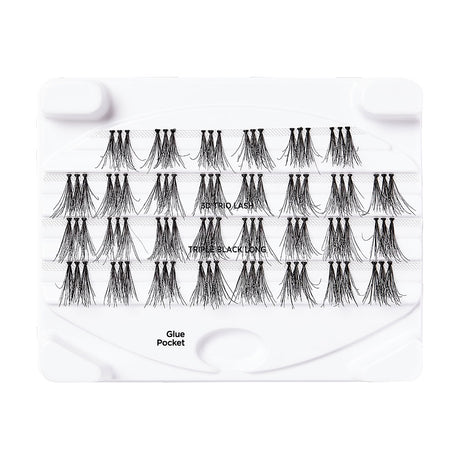 i-ENVY by Kiss Triple Black 3D Knotted Trio Individual Eyelashes