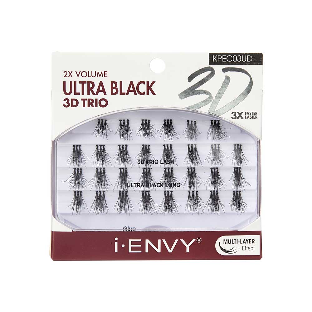 i-ENVY by Kiss Ultra Black 3D Trio Individual Eyelashes