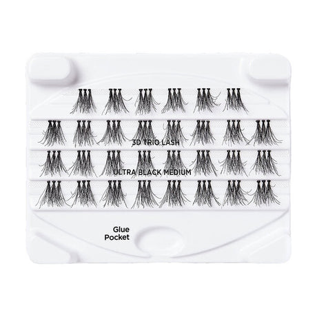 i-ENVY by Kiss Triple Black 3D Knotted Trio Individual Eyelashes