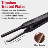 Red Pro By Kiss 3/10" Titanium Styler Flat Iron