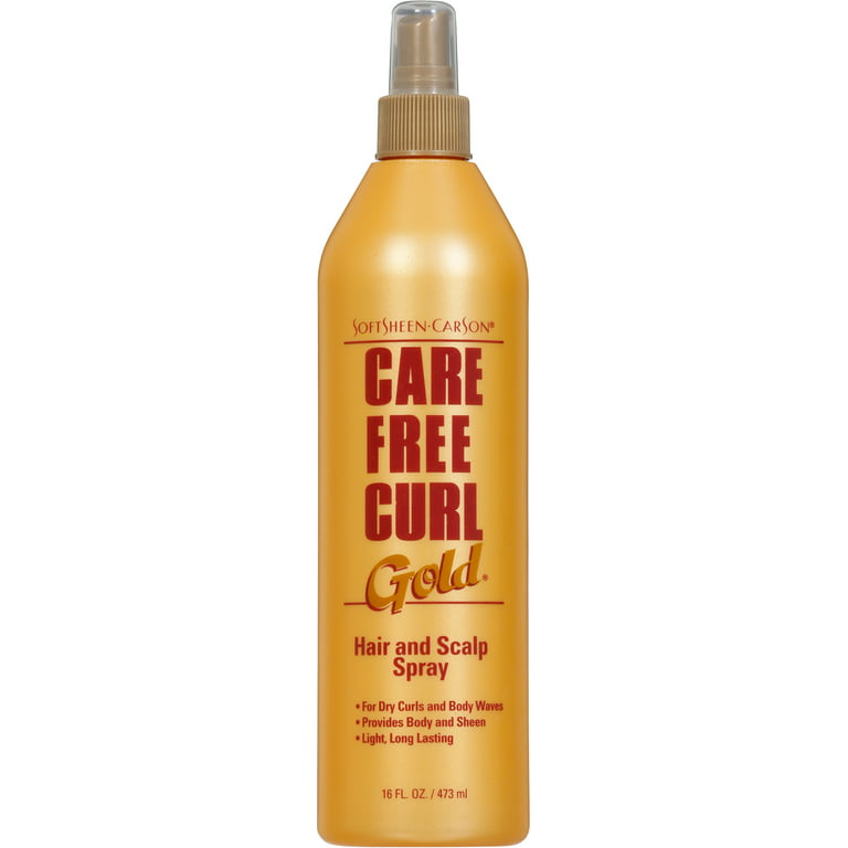 Softsheen Carson Care Free Curl Gold Hair And Scalp Spray 16oz