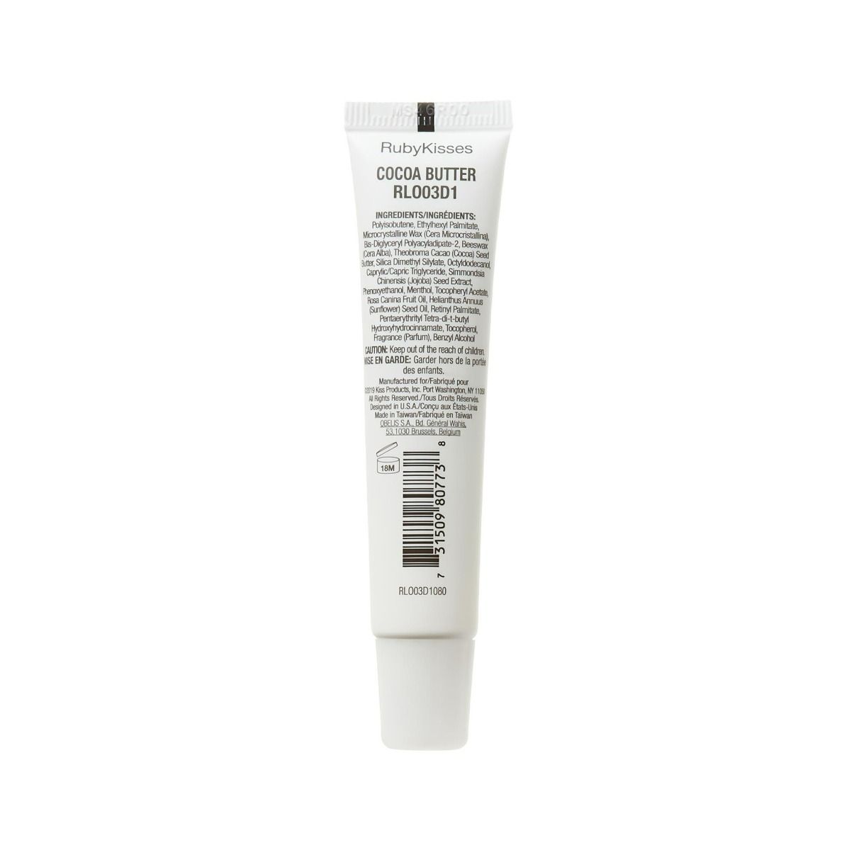 Kiss RubyKisses Cocoa Butter Hydrating Lip Therapy Oil