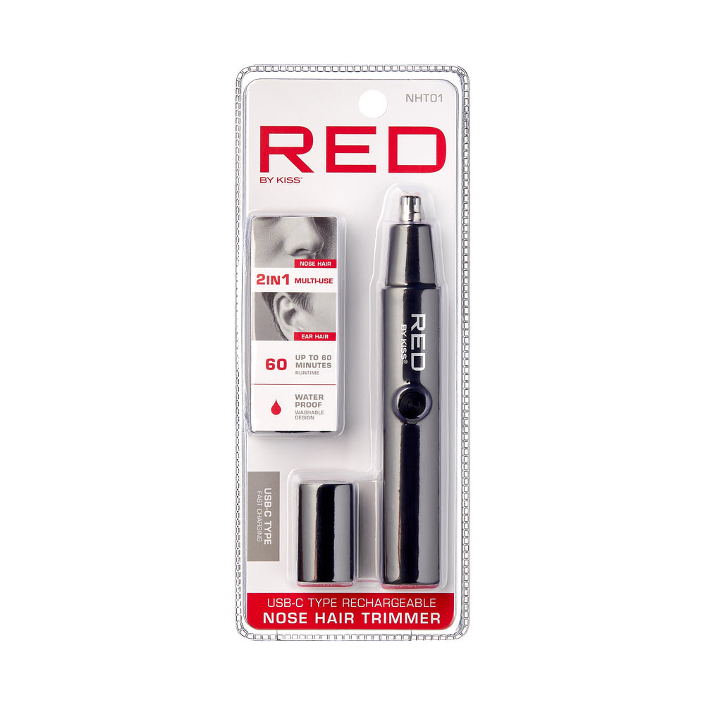 Red by Kiss Cordless Nose Hair Trimmer