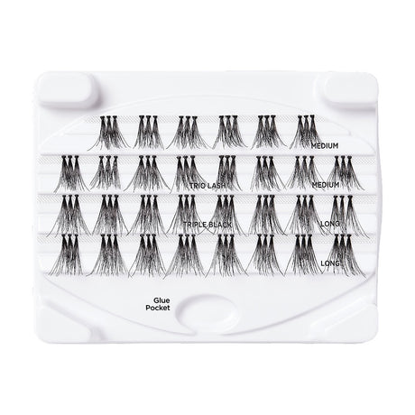 i-ENVY by Kiss Triple Black Knotted Trio Individual Eyelashes