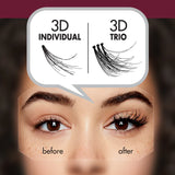 i-ENVY by Kiss Ultra Black 3D Trio Individual Eyelashes