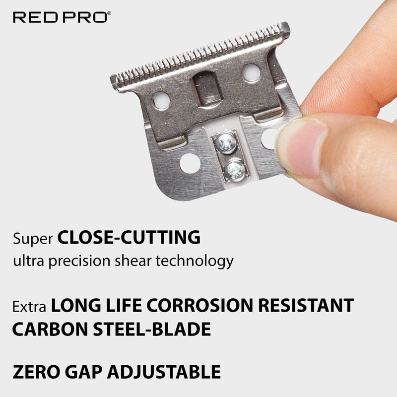 Red Pro By Kiss Edgelining T-Shaper Replacement Blade Set