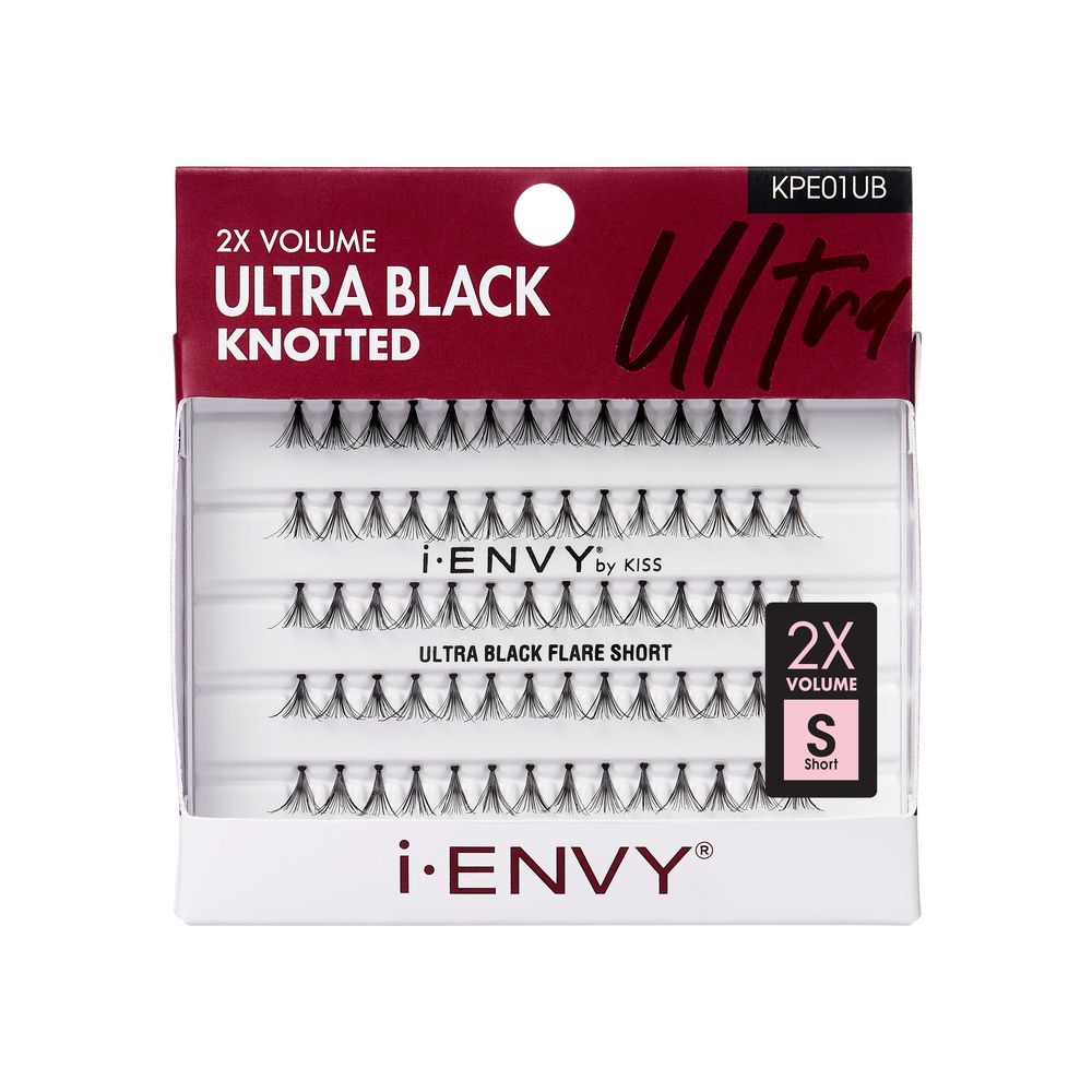 i-ENVY by Kiss Ultra Black Knotted Flare Individual Eyelashes