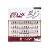 i-ENVY by Kiss 3D Individual Ultra Black Knotted Flare Individual Eyelashes 60pc