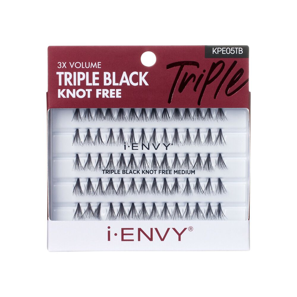 i-ENVY by Kiss Triple Black Knot Free Flare Individual Eyelashes