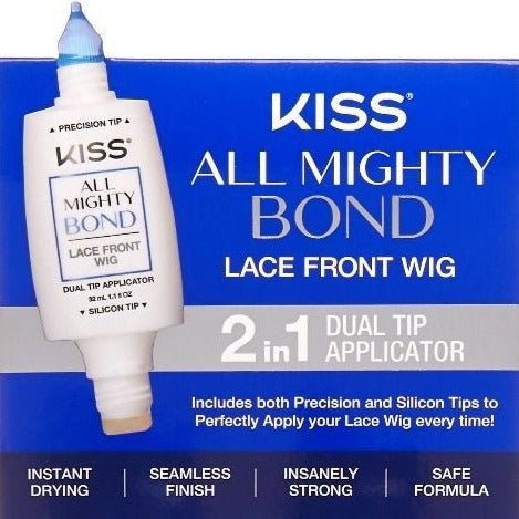Kiss All Mighty Bond Dual Tip Lace Glue 1.1oz