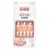 Kiss Salon Acrylic Natural Press-On Pedicure Nails