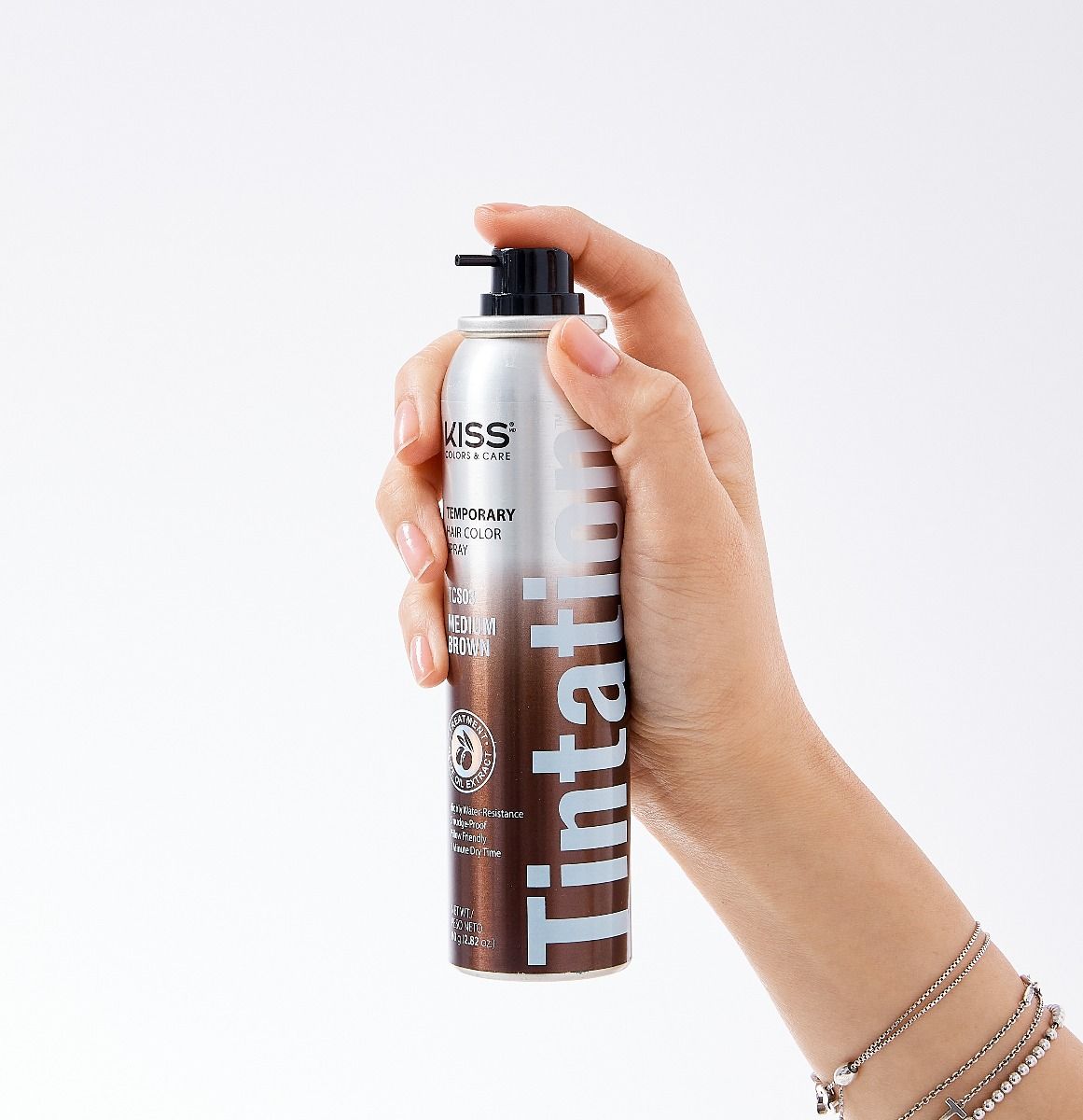 Kiss Colors Tintation Temporary Hair Color Spray 2.82oz