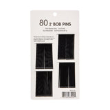 Red by Kiss 2" Bobby Pins Black