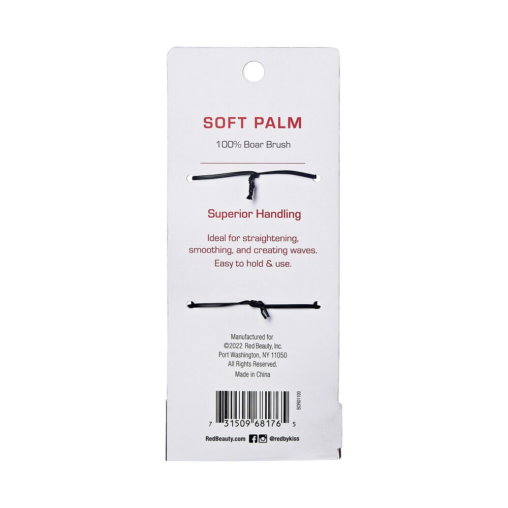 Red By Kiss 100% Boar Bristle Brush