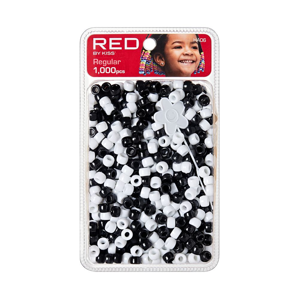 Red By Kiss Regular Hair Beads 1000pcs