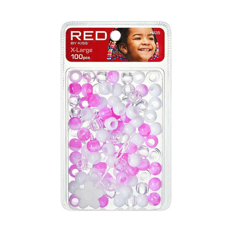 Red By Kiss X-Large Hair Beads 100pcs