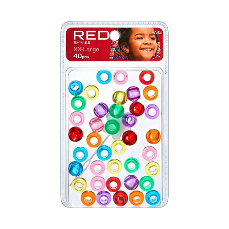 Red By Kiss XX-Large Hair Beads 40pcs