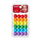 Red By Kiss Jumbo Hair Beads 24pcs