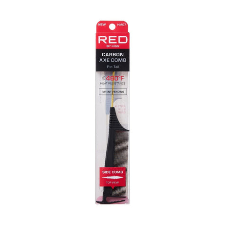 Red By Kiss Carbon Axe Pin Tail Comb