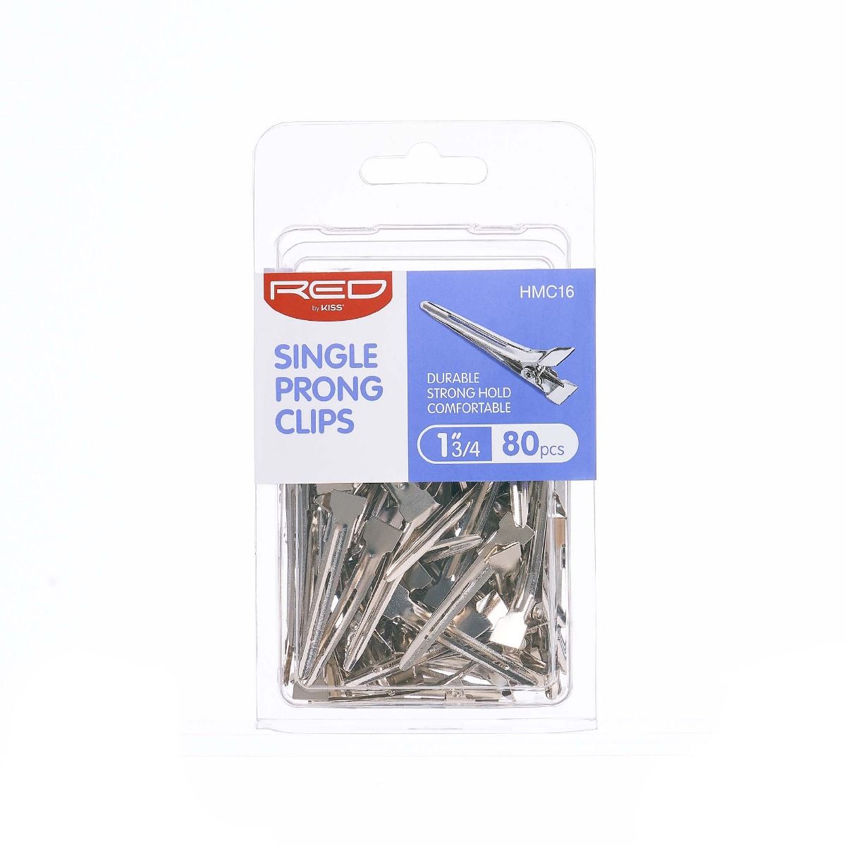 Red By Kiss 1-3/4" Single Prong Clips