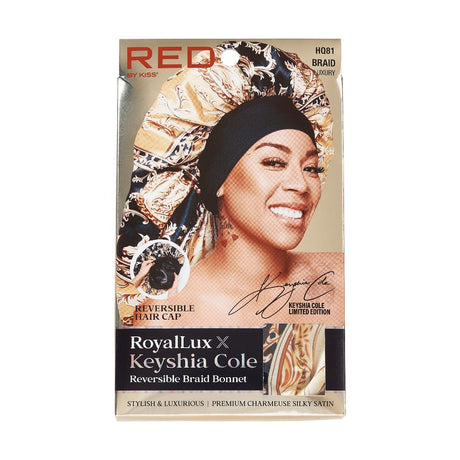 Red by Kiss RoyalLux x Keyshia Cole Reversible Braid Bonnet