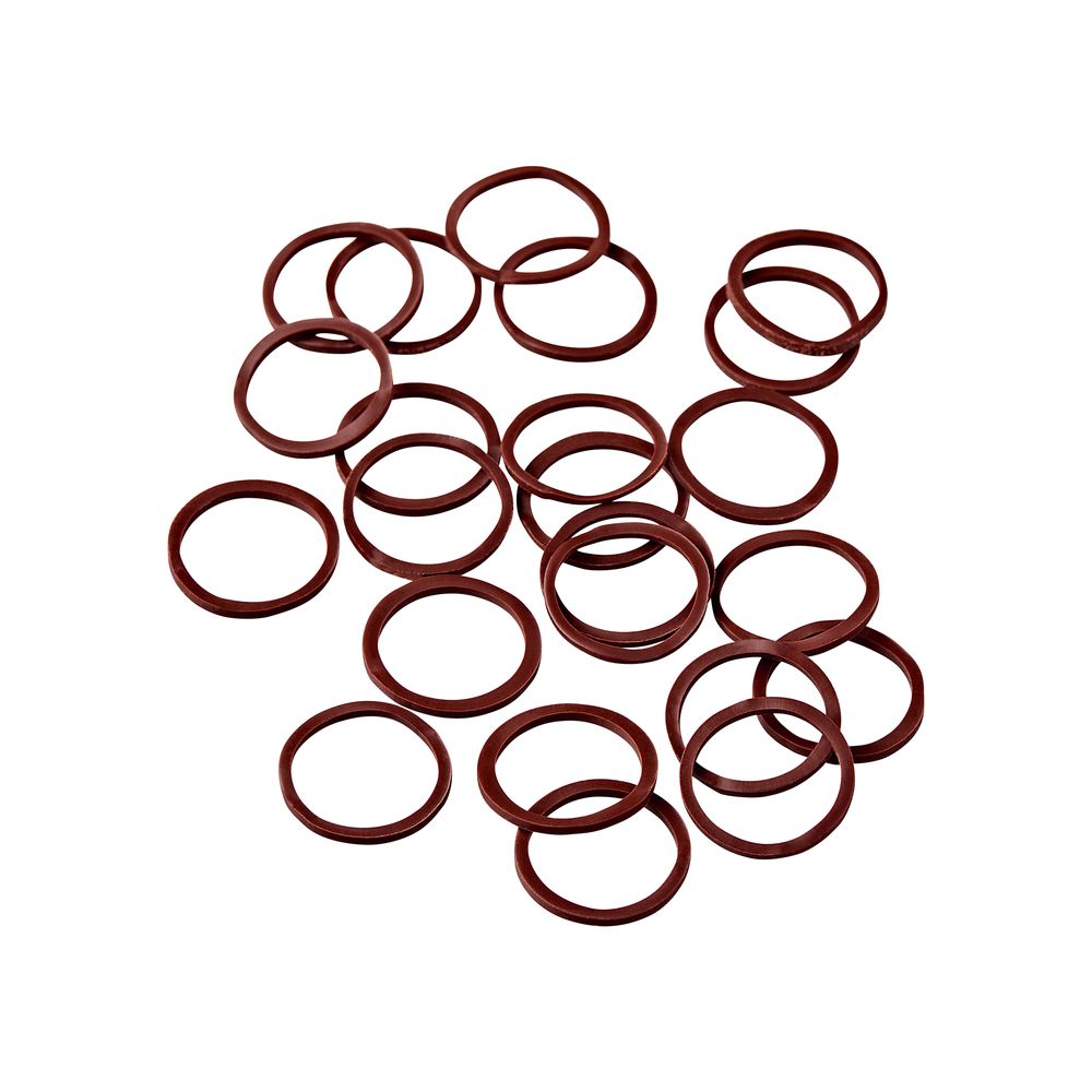 Red by Kiss Medium Rubber Bands Brown