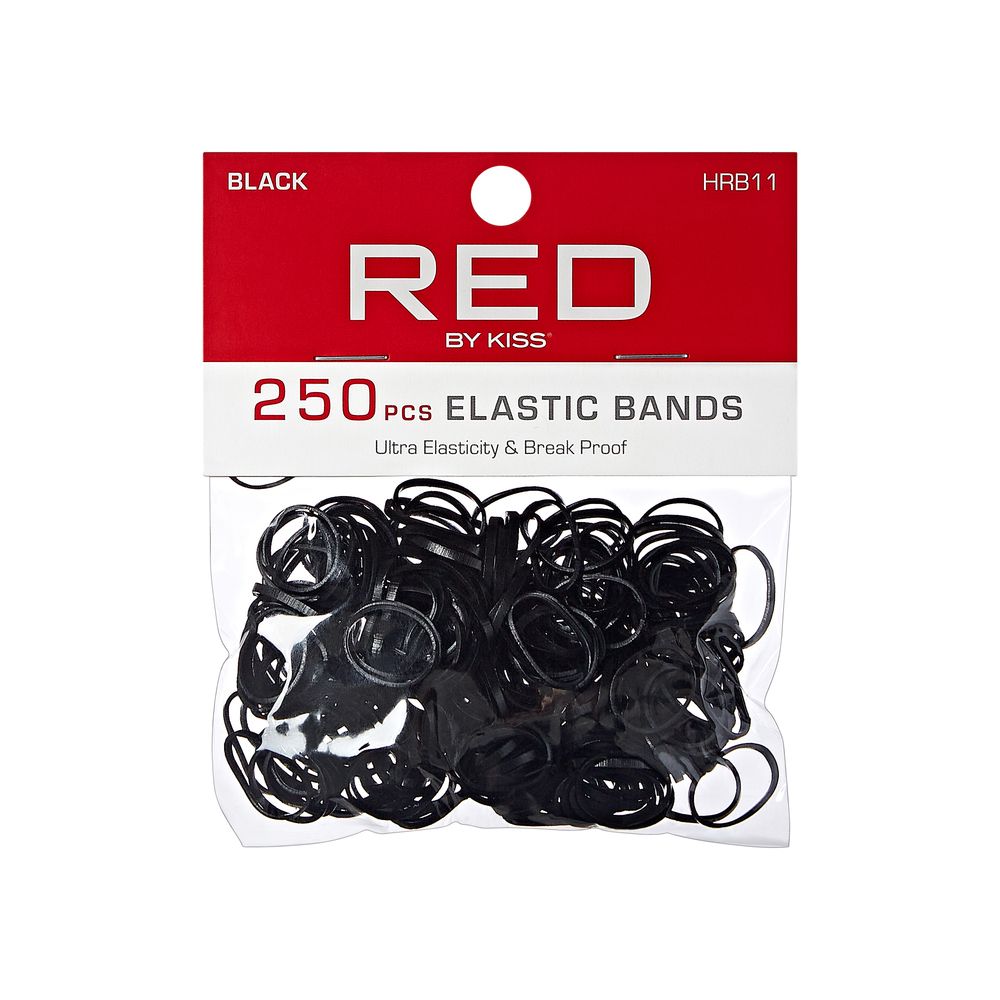 Red by Kiss Elastic Bands 250ct