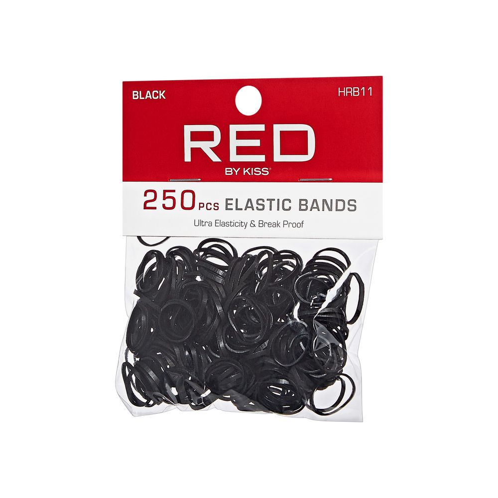 Red by Kiss Elastic Bands 250ct