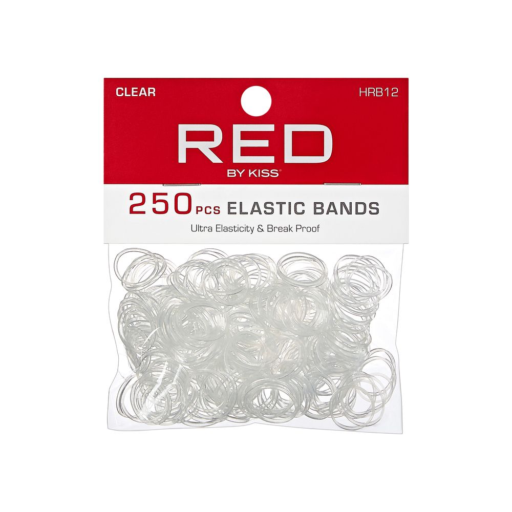 Red by Kiss Elastic Bands 250ct