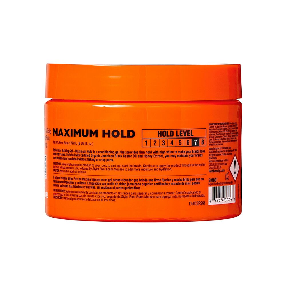 Kiss Stylerfixer Braiding Gel Maximum Hold 6oz