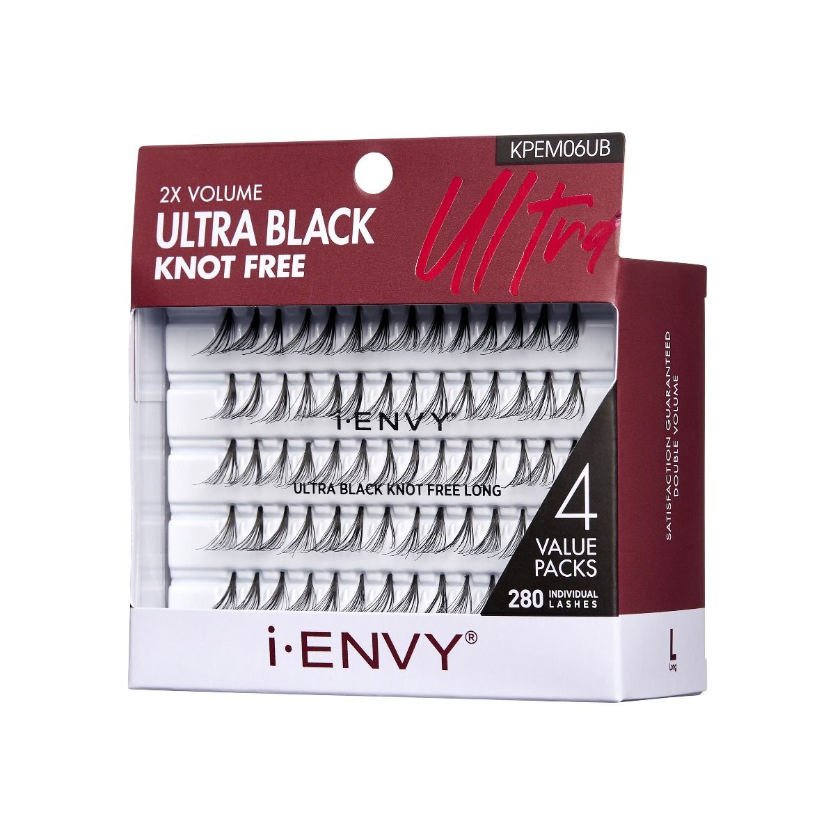 i-ENVY by Kiss Ultra Black Knot Free Flare Individual Eyelashes