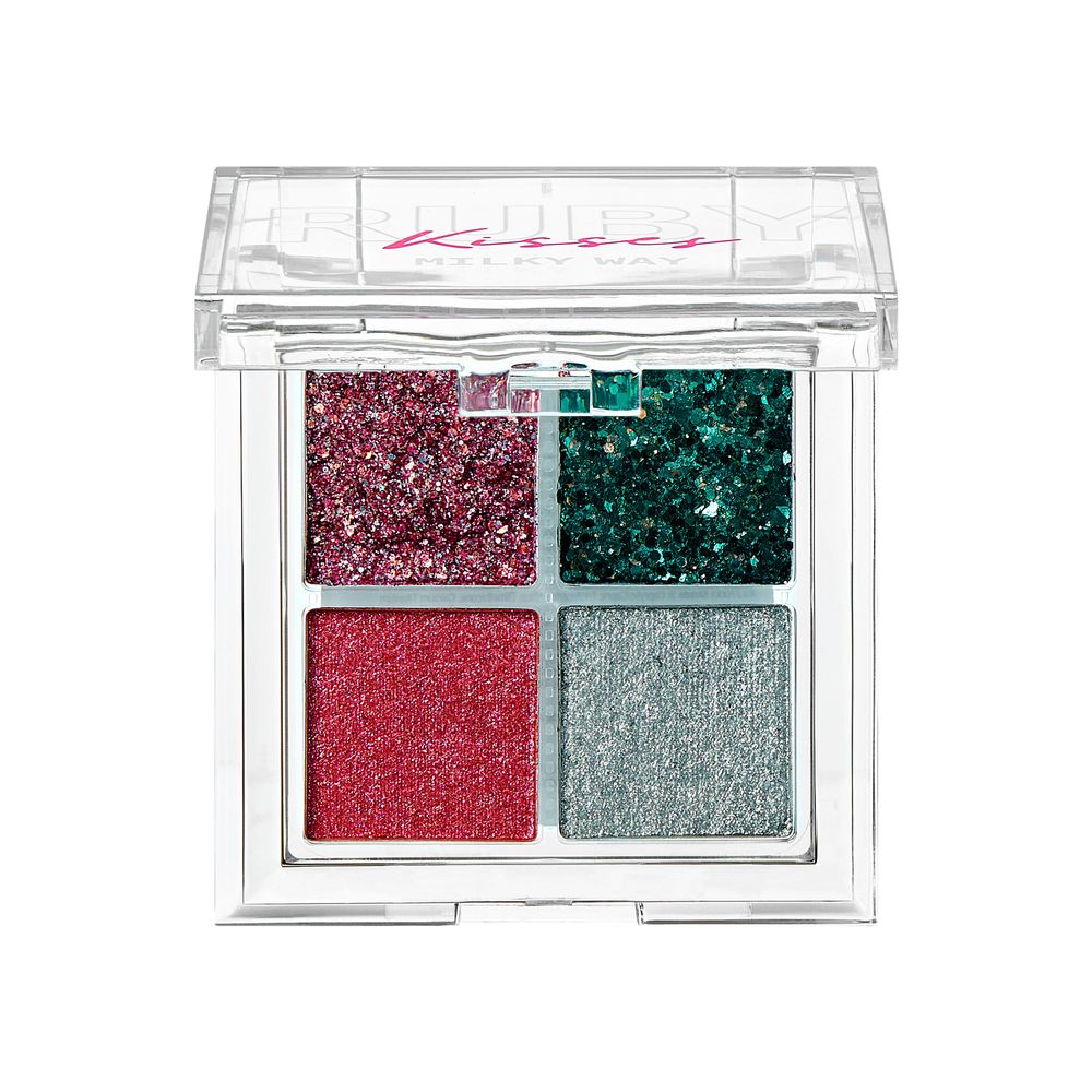 Kiss RubyKisses Glitter Gem 4 Eyeshadow Palette