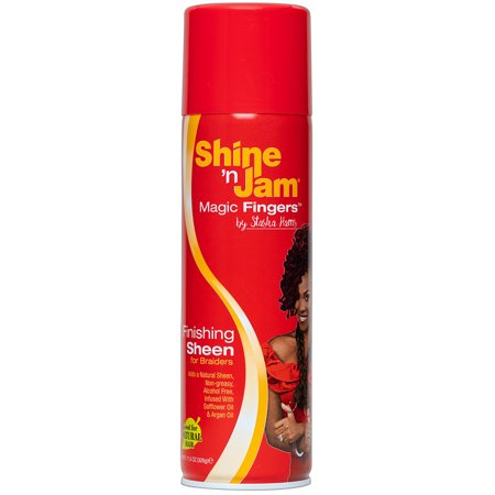 Ampro Pro Styl Shine 'n Jam Magic Fingers Finishing Sheen for Braiders 11.5oz