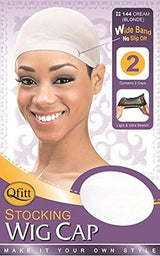 Qfitt Stocking Wig Cap 2pc