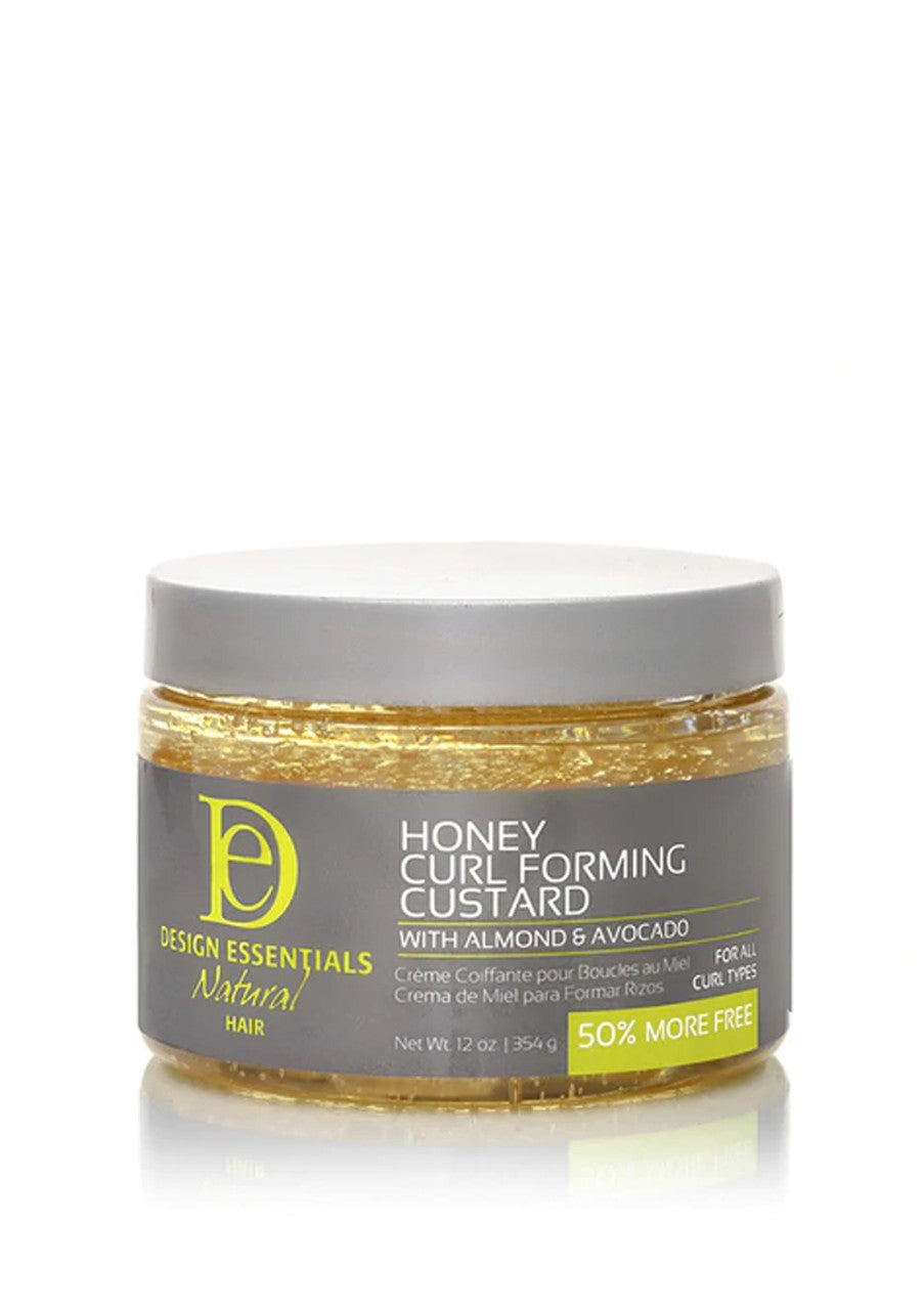 Design Essentials Almond & Avocado Natural Honey Curl Forming Custard 12oz