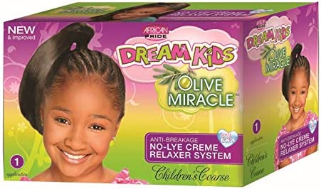 African Pride Olive Miracle Dream Kids Relaxer System 1 Application