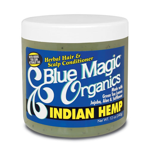 Blue Magic Organics Hair & Scalp Conditioner Indian Hemp 12oz