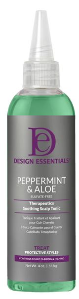 Design Essentials Peppermint & Aloe Therapeutics Soothing Scalp Tonic 4oz