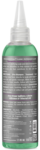 Design Essentials Peppermint & Aloe Therapeutics Soothing Scalp Tonic 4oz