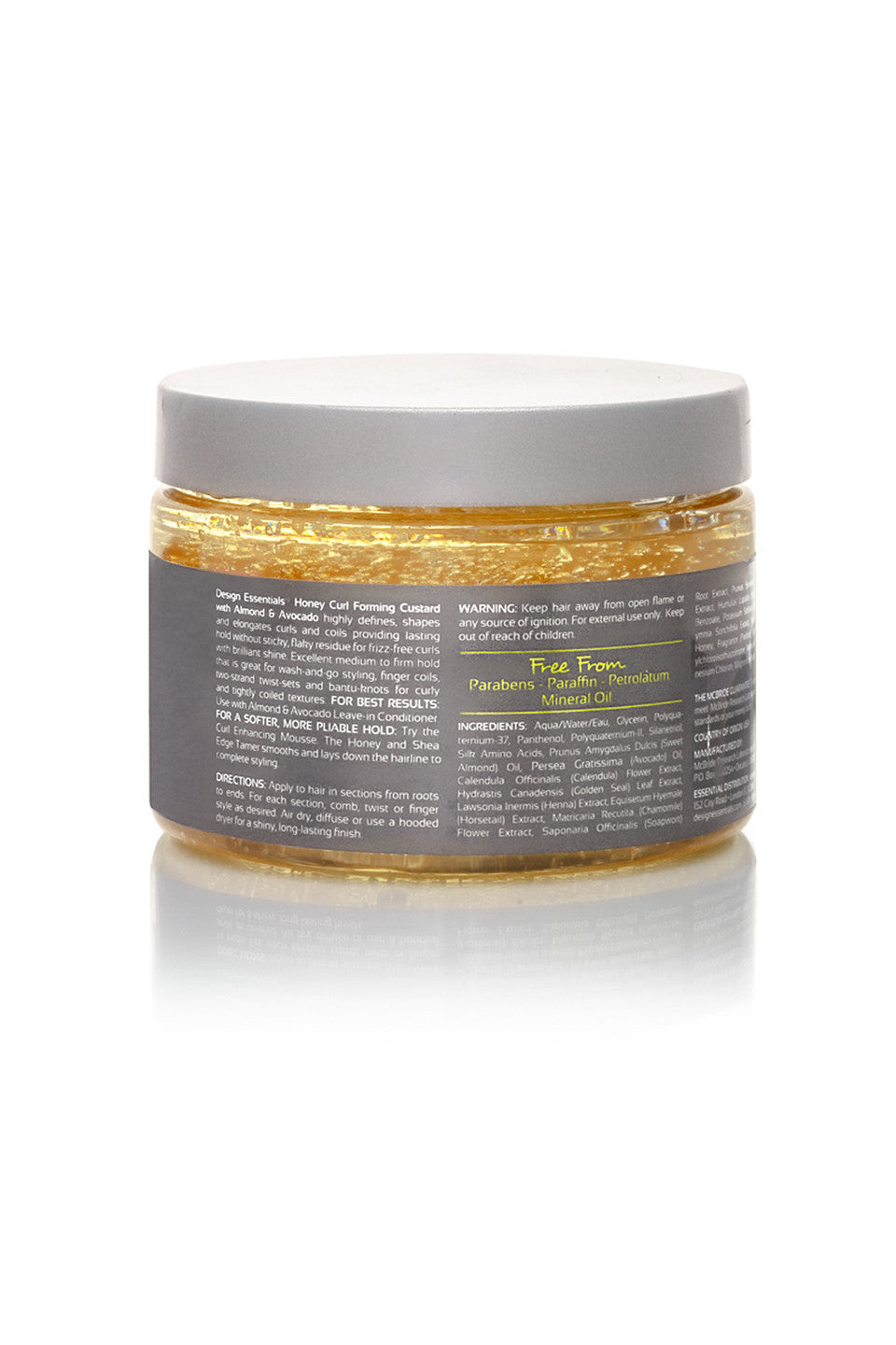 Design Essentials Almond & Avocado Natural Honey Curl Forming Custard 12oz