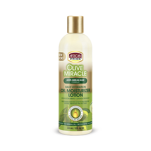 African Pride Olive Miracle Anti-Breakage Moisturizer Lotion 12oz