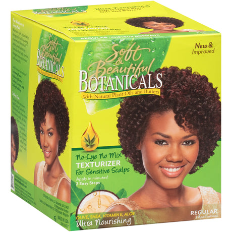 Soft & Beautiful Botanicals No-Lye No Mix Texturizer for Sensitive Scalps