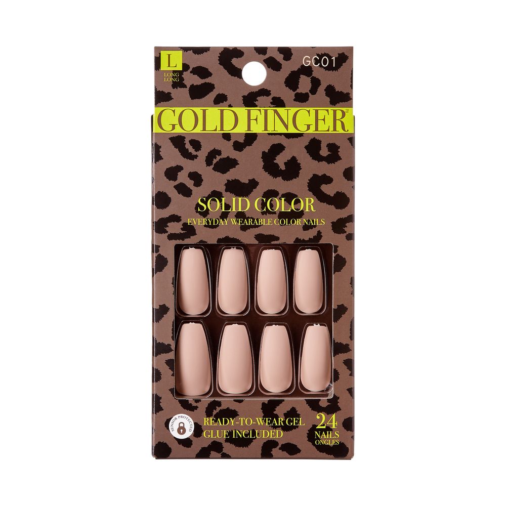 Kiss GoldFinger Solid Colors Press-On Nails