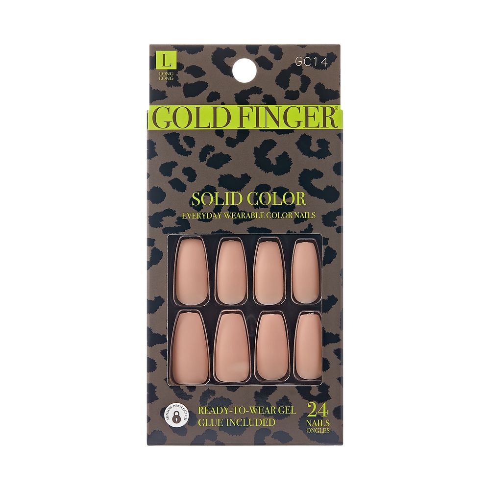 Kiss GoldFinger Solid Colors Press-On Nails