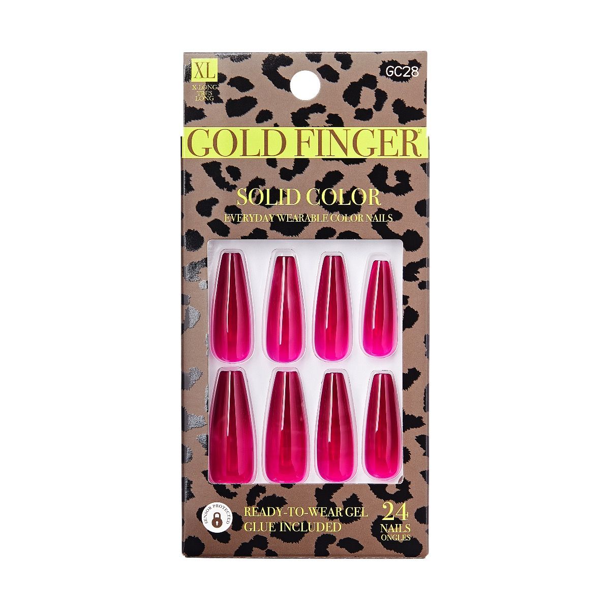 Kiss GoldFinger Solid Colors Press-On Nails