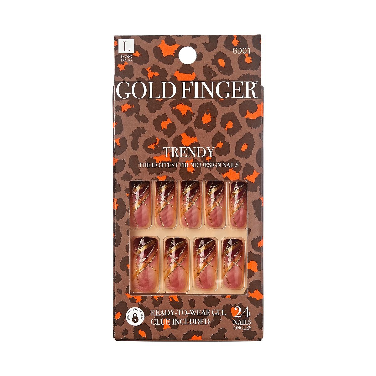 Kiss GoldFinger Trendy Press-On Nails