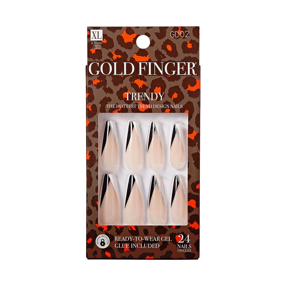 Kiss GoldFinger Trendy Press-On Nails
