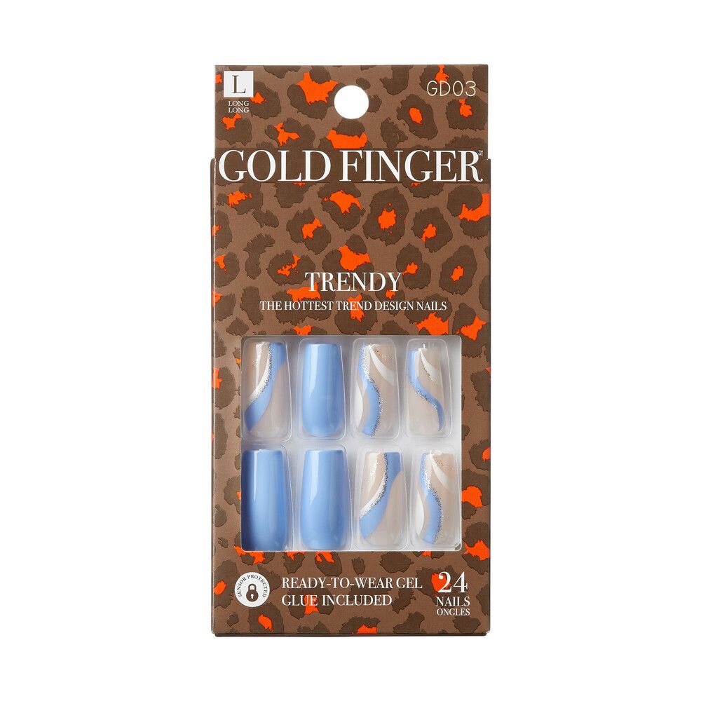 Kiss GoldFinger Trendy Press-On Nails