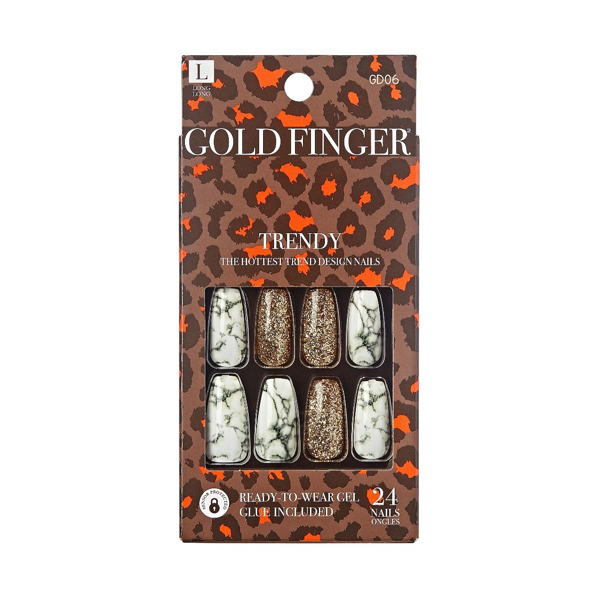 Kiss GoldFinger Trendy Press-On Nails