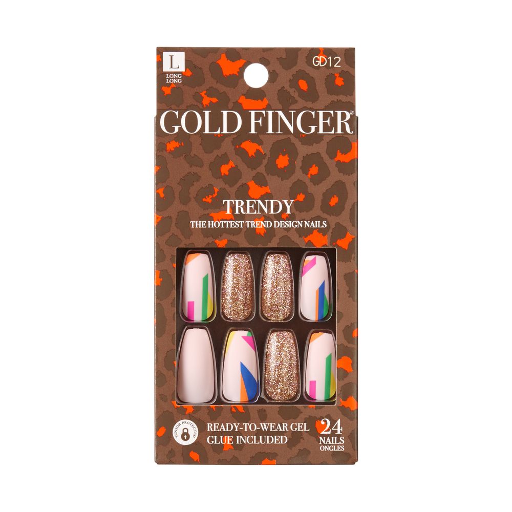 Kiss GoldFinger Trendy Press-On Nails